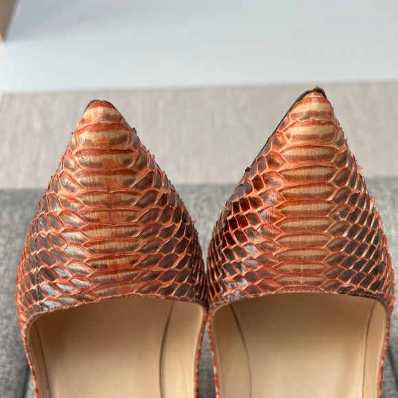 Christian Louboutin So Kate 120, Orange Watersnake, EU39 (fits a US8 or US8.5) - Picture 7 of 8